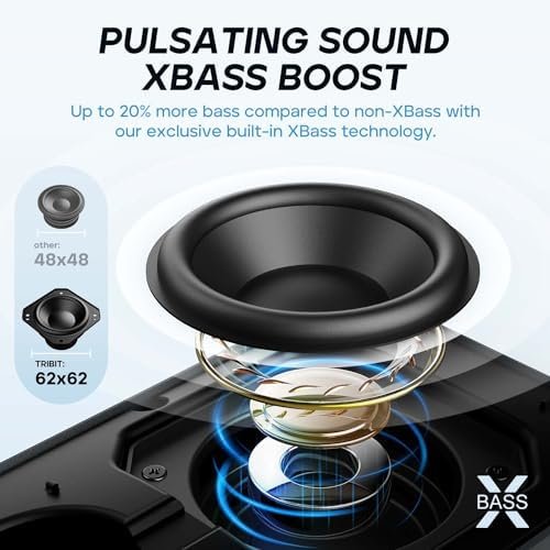 Tribit StormBox Flow Bluetooth Speaker, Portable Speaker with XBass, 30H Playtim... - Image 3