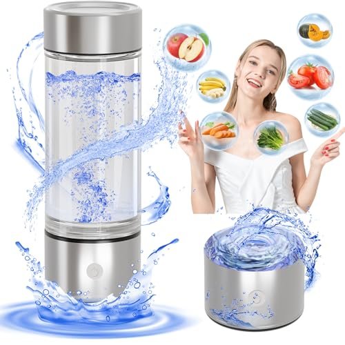 Hydrogen Water Bottle Portable Hydrogen Water Ionizer Machine USB Rechargeable H... - Image 2