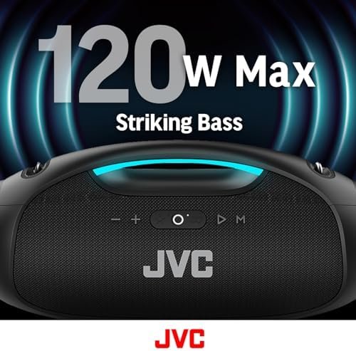 JVC Portable Speaker SP-PA15BT, 120W Max Output with Powerful Bass, 11 Hour Batt... - Image 3