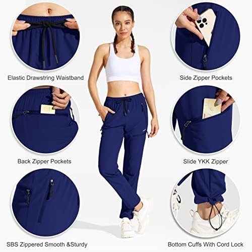 MOCOLY Women's Cargo Hiking Pants Elastic Waist Quick Dry Lightweight Outdoor Wa... - Image 5