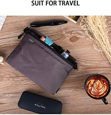 GOX Small Toiletry Bag for Men Bulk Cosmetic Bag Dopp Kit Carry On Zipper Pouch ... - Image 4