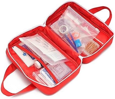 Compact Empty First Aid Kit Bag Emergency Trauma Medical Pouch Travel Medicine O... - Image 4