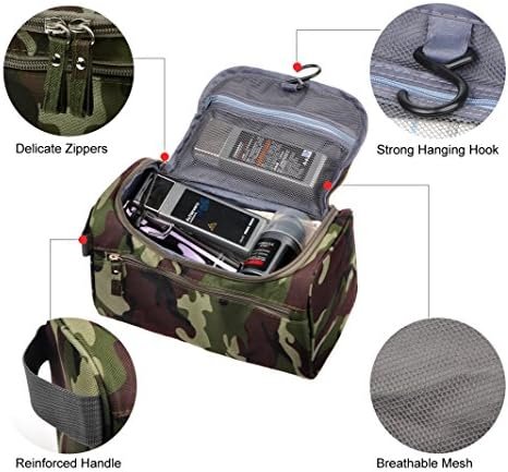 Vercord Mens Toiletry Bag Wash Travel Small Shaving Dop Kit Shower Bathroom Ditt... - Image 5