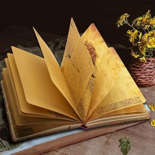 Vintage Junk Journal Notebook Blank Bullet Journals, Travel Journal, Writing Jou... - Image 7