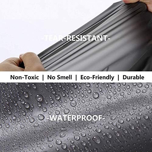 Reusable EVA Rain Poncho for Adults, Unisex Men and Women Hooded Long Clear Rain... - Image 5