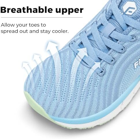 FitVille Wide Toe Box Shoes Women Breathable Wide Running Shoes for Women Lightw... - Image 6
