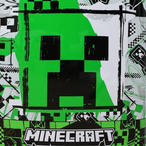 Bioworld Minecraft Creeper 20” Carry-On Luggage With Wheels And Retractable Hand... - Image 4