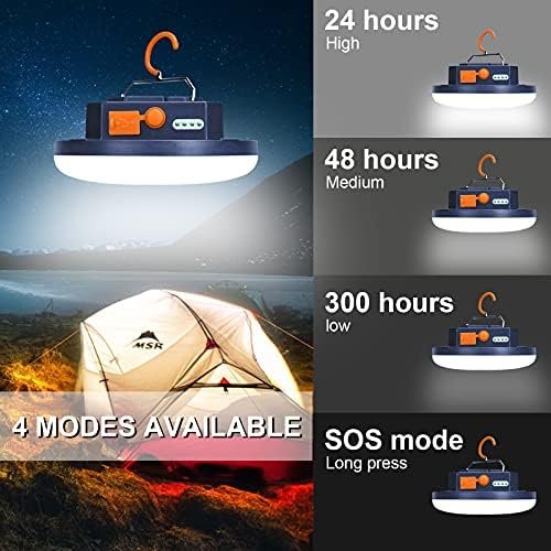 10000mAh 4000LM Flashlight Portable LED Camping Lantern Rechargeable Light 30W w... - Image 3