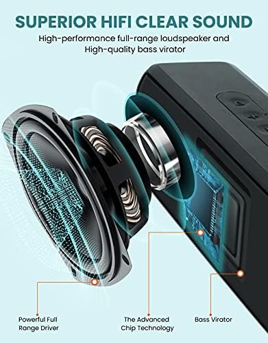 LENRUE Bluetooth Speaker,Wireless Portable Speakers with TWS, 12H Playtime, Clea... - Image 3
