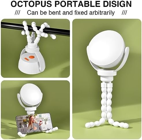 Camping Lantern Rechargeable Light,Flexible Tripod Clip On Camping Lights with I... - Image 6