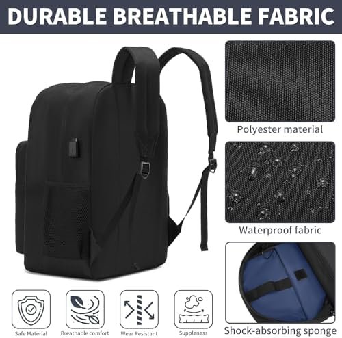 YGR Classic Carry-on Travel Backpack for Men and Women, Anti Theft Laptop Backpa... - Image 5