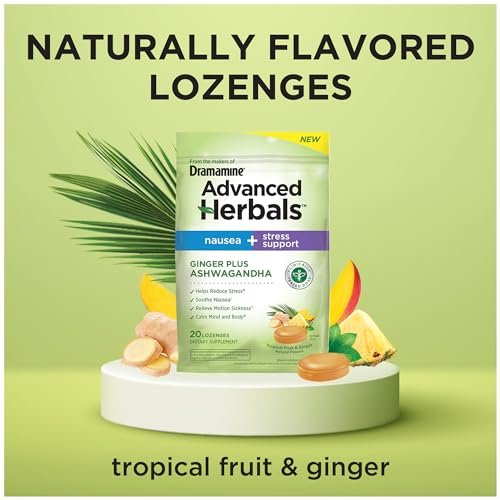 From the Makers of Dramamine, Advanced Herbals, Nausea and Stress Support with G... - Image 6