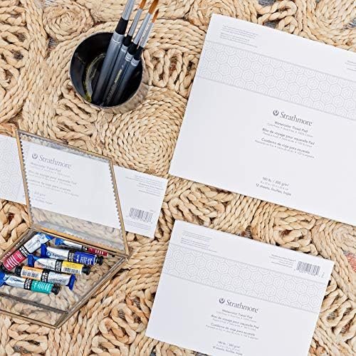 Strathmore 500 Series Watercolor Paper Travel Pad, Glue Bound, 8x10 inches, 12 S... - Image 3