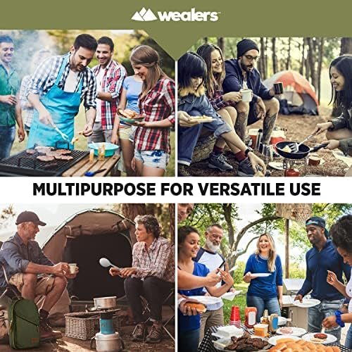 Camp Kitchen Cooking Utensil Set Travel Organizer Grill Accessories Portable Com... - Image 9