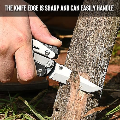 THE FRONT Multitool 19 in 1 Multitools Pliers with Detachable Scissors, Survival... - Image 7