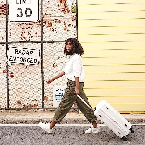 PP material Expandable Carry On Luggage Airline Approved, 20 Inch Hardside Carry... - Image 5