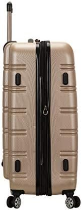 Rockland Melbourne Hardside Expandable Spinner Wheel Luggage, Champagne, 2 Piece... - Image 3