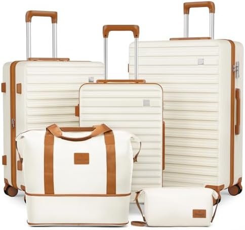 imiomo Luggage Sets 3 Piece,Expandable Hardside Suitcase Set with Spinner Wheels... - Image 2