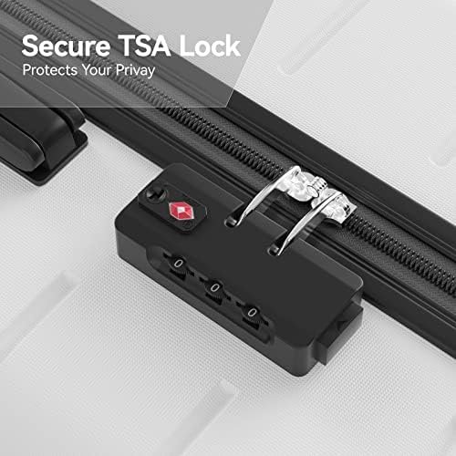 Luggage Sets 20/24/28 inch Lightweight Suitcase Sets with Double Spinner Wheels ... - Image 4