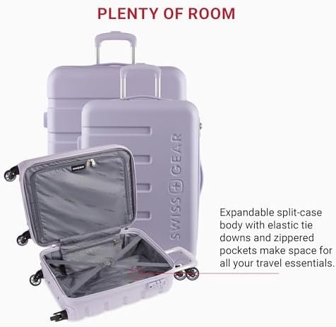 SwissGear 7366 Hardside Expandable Luggage with Spinner Wheels, Evening Haze, 3-... - Image 7