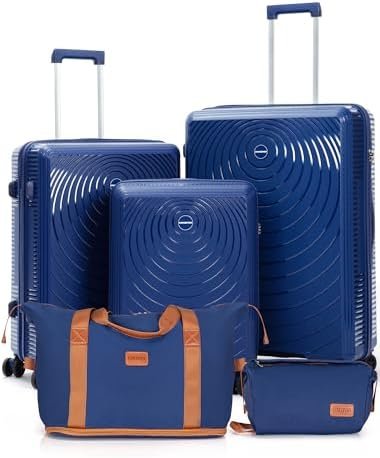 Luggage Sets 3 Piece, Suitcases with Wheels, Hardshell Suitcase Set, PP Carry on... - Image 2