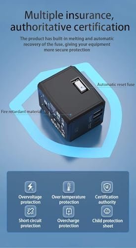 Universal All-in-One Travel Adapter & GaN Charger – 65W PD Fast Charging, 2 USB-... - Image 6