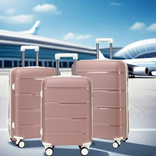 LEDAOU Luggage Sets 3 Piece Suitcase Set with 7 Set Packing Cubes Carry On Lugga... - Image 10