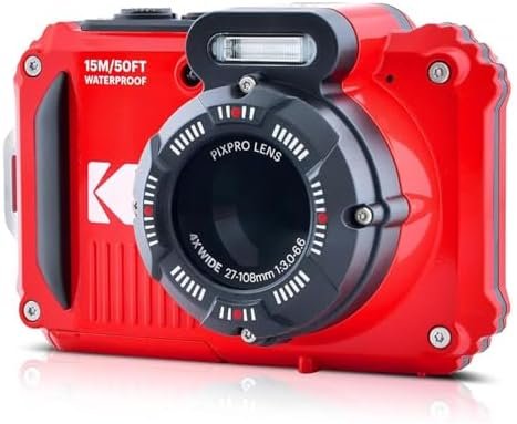 KODAK PIXPRO WPZ2 Rugged Waterproof Digital Camera 16MP 4X Optical Zoom 2.7" LCD... - Image 3