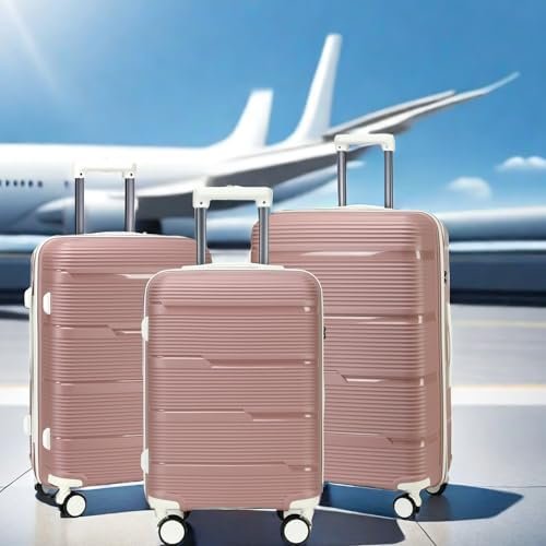 LEDAOU Luggage Sets 3 Piece Suitcase Set with 7 Set Packing Cubes Carry On Lugga... - Image 8