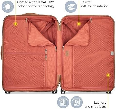 DELSEY Paris Chatelet Air 2.0 Hardside Luggage with Spinner Wheels, Angora, 3 Pi... - Image 4