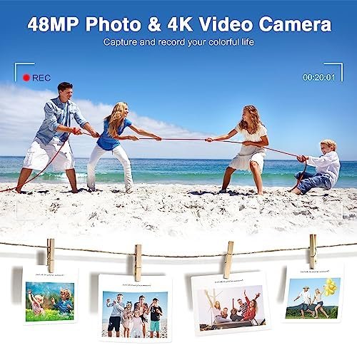 Digital Camera for Photography Autofocus 4K 48MP Vlogging Camera for YouTube wit... - Image 5