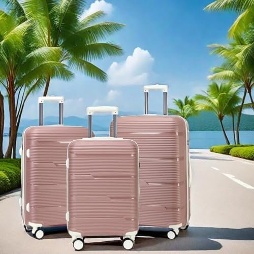 LEDAOU Luggage Sets 3 Piece Suitcase Set with 7 Set Packing Cubes Carry On Lugga... - Image 4