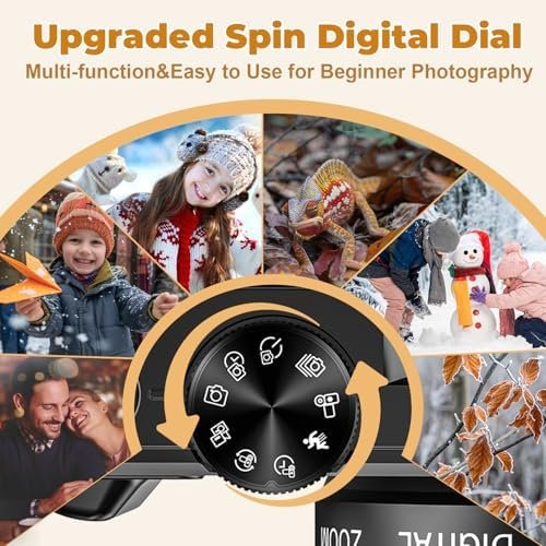 4K Digital Camera - Digital Cameras for Photography - 64MP Vlogging Camera for Y... - Image 6