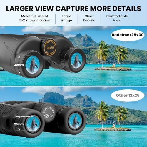 25X30 HD Binoculars for Adults with Universal Phone Adapter,Tripod and Tripod Ad... - Image 3