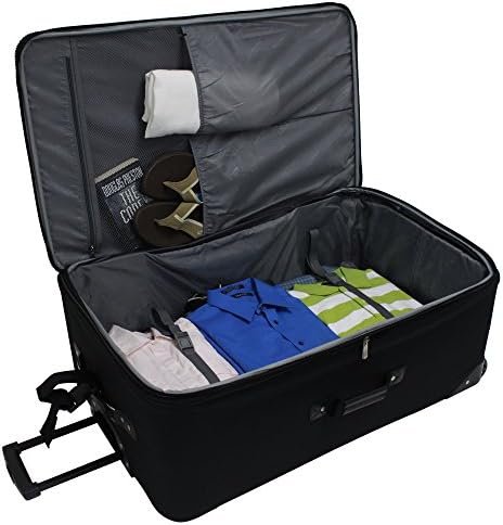 Travel Select Amsterdam Expandable Rolling Upright Luggage, Burgundy, 8-Piece Se... - Image 11