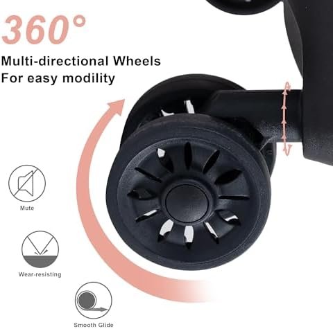 Lightweight Luggage Sets 3 Piece,Tsa Lock Luggage Sets with Spinner Wheels 20in/... - Image 7