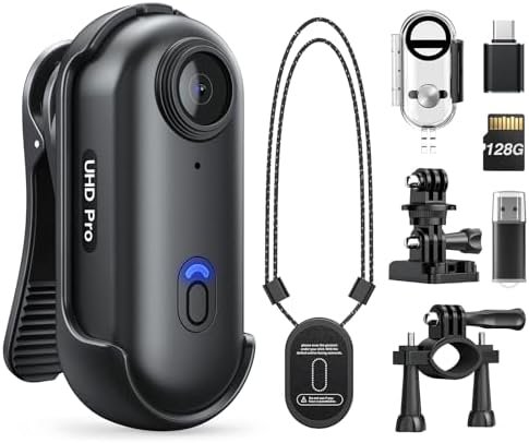 Z10 2K Action Camera, 128GB Wearable Sports Camera with Waterproof Case, Magneti... - Image 2