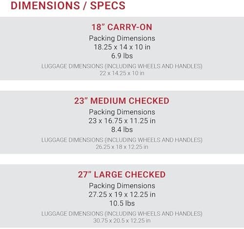 SwissGear 7366 Hardside Expandable Luggage with Spinner Wheels, Coral Almond, 3-... - Image 8