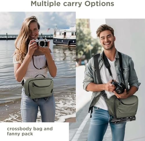 Camera Sling Bag,Travel Waterproof Camera Case with Tripod Holder,DSLR/SLR/Mirro... - Image 7