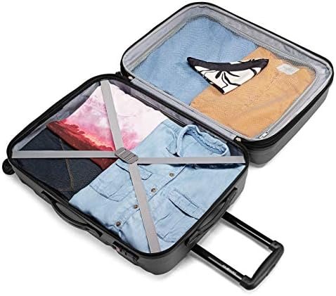 Samsonite Omni PC Hardside Expandable Luggage with Spinner Wheels, Black, 2-Piec... - Image 4