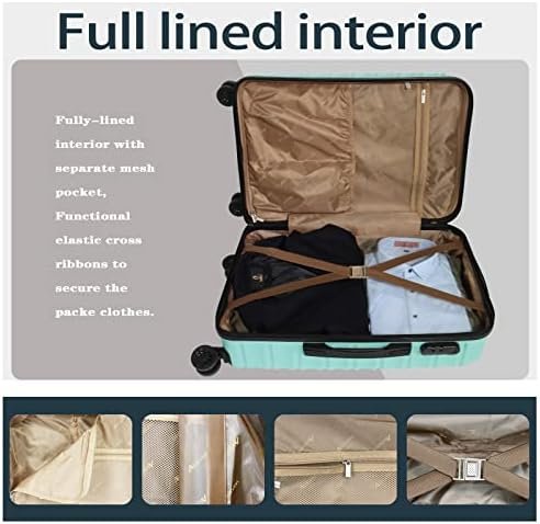 Luggage Sets 3 Piece(20/24/28)-Suitcase Set- Luggage with Wheels-PC + ABS Durabl... - Image 8