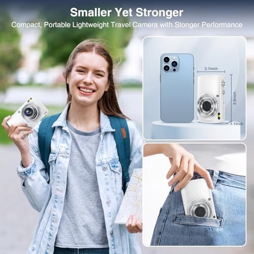 5K Digital Camera for Photography with 5X Optical Zoom, 2024 Upgraded 64MP Autof... - Image 7