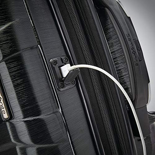 Samsonite Centric 2 Hardside Expandable Luggage with Spinners, Black, 2-Piece Se... - Image 8