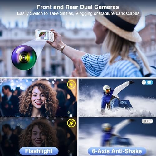 5K Digital Camera for Photography with 5X Optical Zoom, 2024 Upgraded 64MP Autof... - Image 5