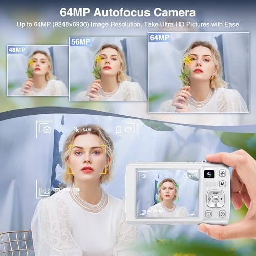 5K Digital Camera for Photography with 5X Optical Zoom, 2024 Upgraded 64MP Autof... - Image 6