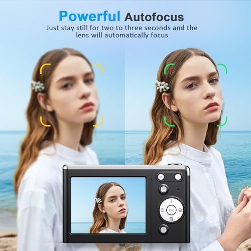 4K Digital Camera,Autofocus 50MP UHD Vlogging Camera for YouTube,Compact Camera ... - Image 7