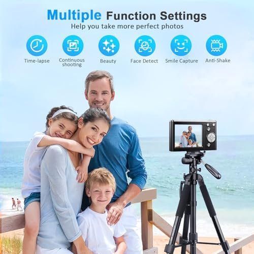 4K Digital Camera,Autofocus 50MP UHD Vlogging Camera for YouTube,Compact Camera ... - Image 5